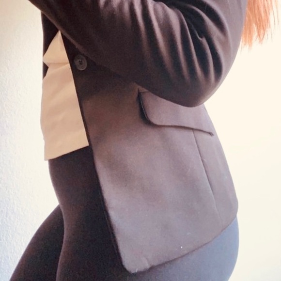 Black Blazer H&M SIZE 6 SMALL - Picture 1 of 6